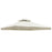 Outsunny 3(m) 2 Tier Garden Gazebo Top Cover Replacement Canopy Roof Cream White - Image 1