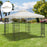 Outsunny 3(m) 2 Tier Garden Gazebo Top Cover Replacement Canopy Roof Cream White - Image 2