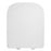 Toilet Seat Square Wrap Over Soft Close White WC Bathroom Modern Durable Plastic - Image 1