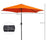 Garden Parasol Sun Shade Orange Adjustable Round Outdoor Patio Umbrella 2.7m - Image 3