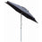 Garden Parasol Black Sun Shade Crank And Tilt Patio Umbrella Aluminium Pole 2m - Image 1