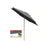 Garden Parasol Black Sun Shade Crank And Tilt Patio Umbrella Aluminium Pole 2m - Image 2