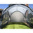 Garden Gazebo Dome Party Tent Grey 4 Mosquito Walls Outdoor Canopy Shelter - Image 1