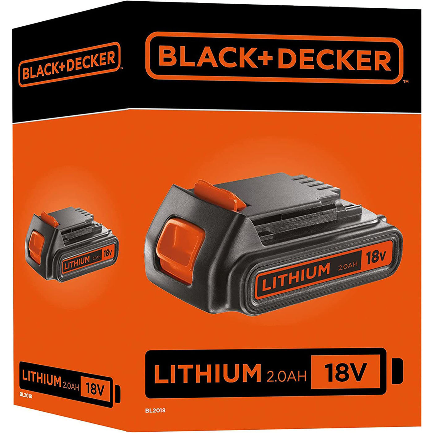Black & Decker Battery BL2018-XJ 18V Li-ion 2.0Ah Compact Powerful Lightweight - Image 3