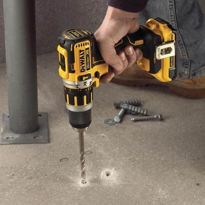 DeWalt Combi Drill Cordless 18V Li-Ion XR Variable Speed Lightweight Body Only - Image 2