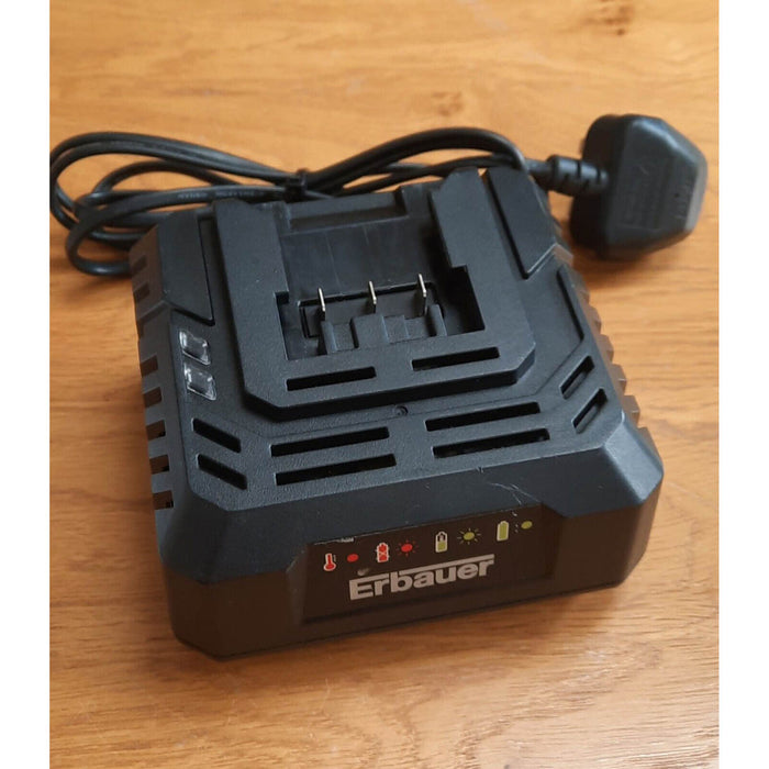 Erbauer Battery Charger EC18 Li-Ion EXT Compact Black Lightweight Powerful - Image 2