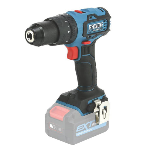 Erbauer Combi Drill Cordless ECD18-Li-218V Screwdriver Brushless LED Body Only - Image 1