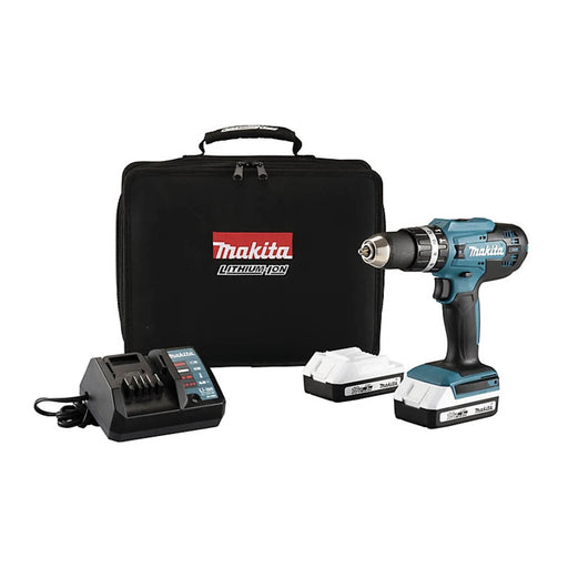 Makita Combi Drill Cordless 18V Li-Ion HP488 Variable Speed Compact Body Only - Image 1