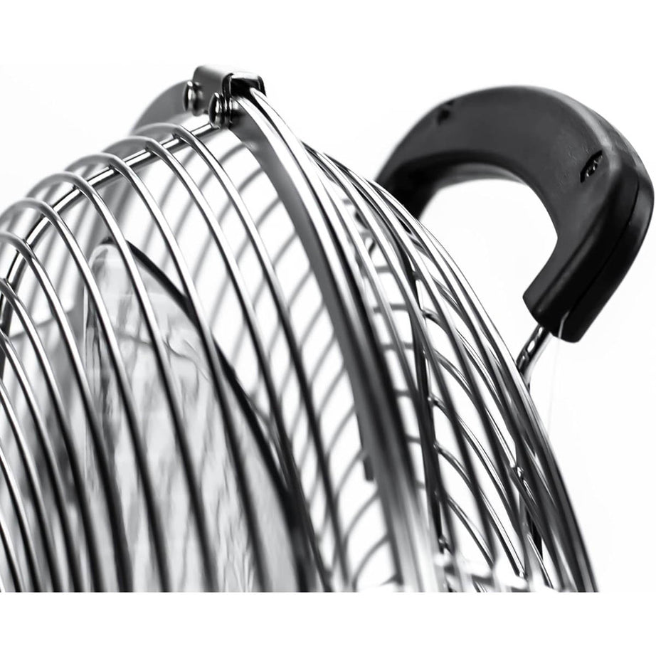 Status Desk Fan 12" Electric Chrome 3 Speeds Oscillating Office Home Indoor - Image 6