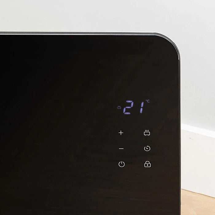 Princess Panel Heater Glass Black Smart Portable Wall Mounted Timer Modern 1500W - Image 8