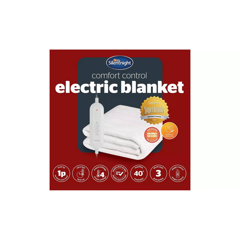 Silentnight Electric Blanket Comfort Control Heated Underblanket Kingsize - Image 9