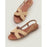 Boden Raffia Sandals Katrina Women Leather Buckle Suede Strap Natural Uk Size 5 - Image 1