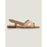 Boden Raffia Sandals Katrina Women Leather Buckle Suede Strap Natural Uk Size 5 - Image 3