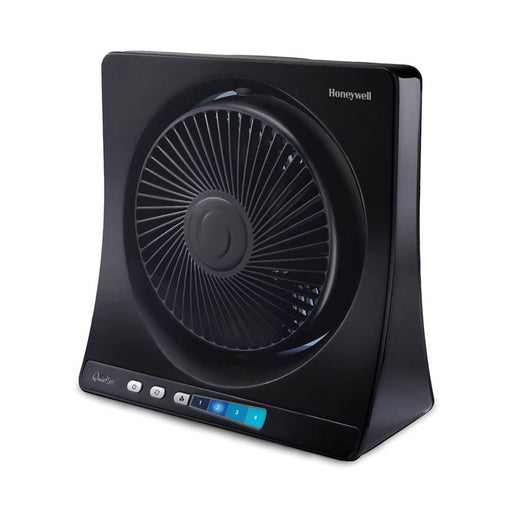 Honeywell Table Fan Worktop Quiet Set Black LED Display Day And Night Portable - Image 1