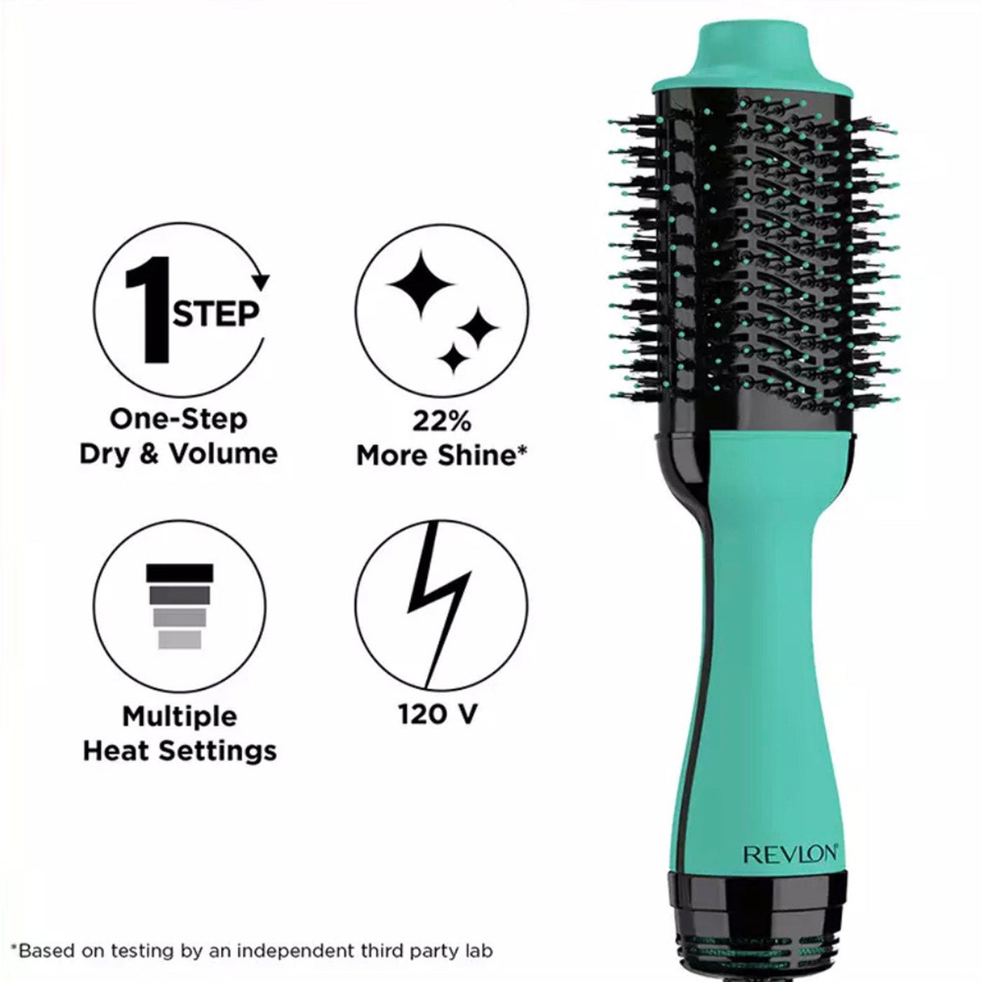 Revlon Hair Dryer Volumiser Smooth Styler One-Step 45mm Round Ceramic Coating - Image 3