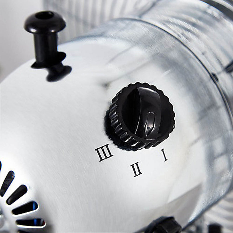 Tower Desk Fan T605000 Metal 3 Speed Oscillating Portable Office Home Indoor - Image 5