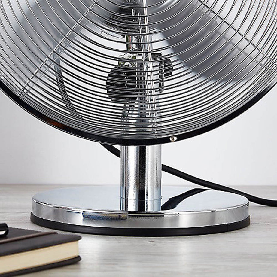 Tower Desk Fan T605000 Metal 3 Speed Oscillating Portable Office Home Indoor - Image 6