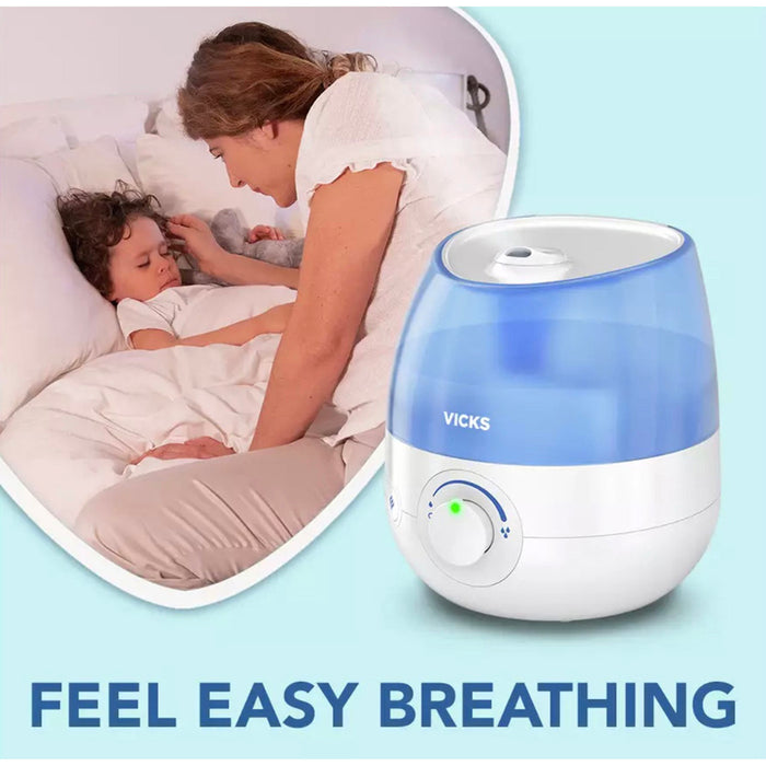 Vicks Humidifier Ultrasonic Cool Quiet Mist with Timer Variable Control  1.8l - Image 3