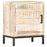 Vidaxl Bedside Cabinet Handmade Acacia Wood Grains Industrial Modern 40x30x50 Cm - Image 1