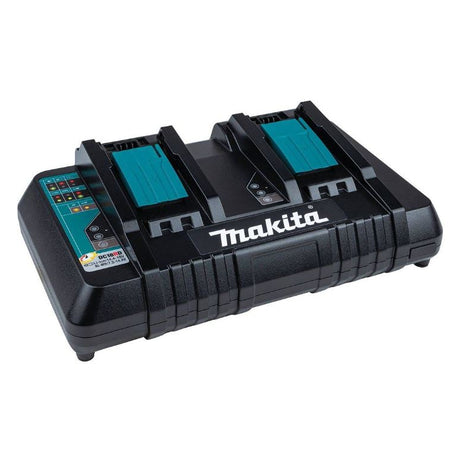 Makita Twin Charger DC18RD Li-lon LXT 14.4-18V Rapid Charger - Image 1