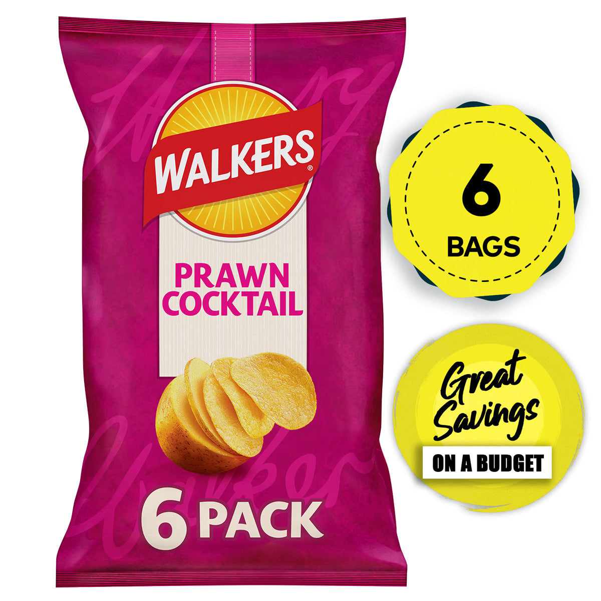 Walkers Crisps Salt Vinegar Quavers Cheese Prawn Cocktail Bundle 84 Bags - Image 4