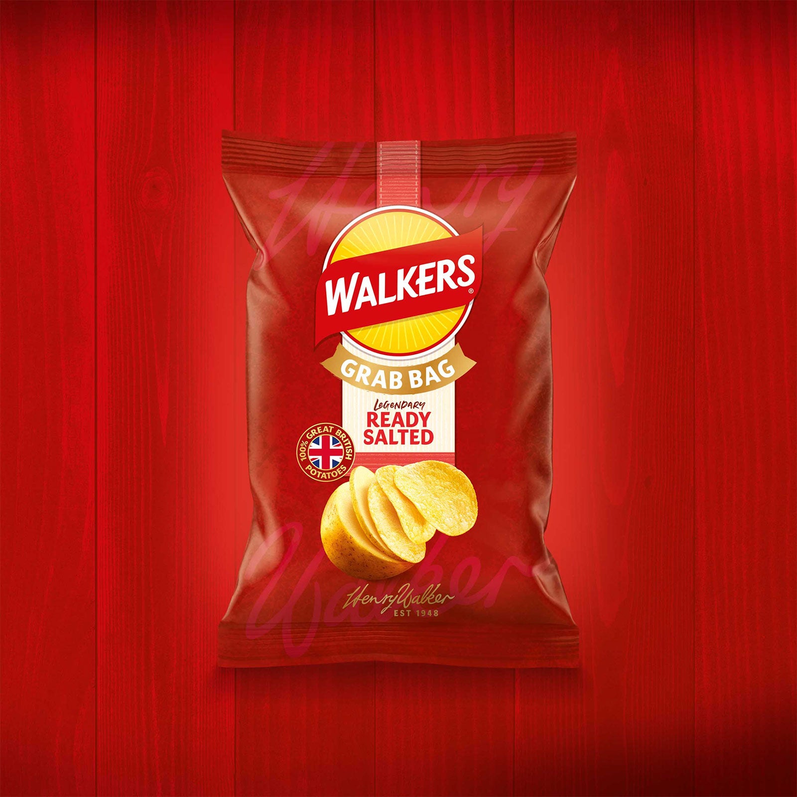 Walkers Crisps Ready Salted Sharing Pack 32 x 45g - Image 8