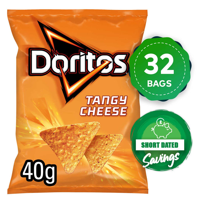 Doritos Tortilla Chips Tangy Cheese Sharing Snacks 32 Bags x 40g - Image 10