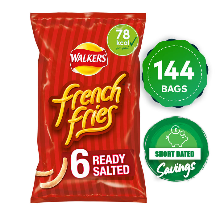 Walkers Crisps French Fries Ready Salted Snacks 144 Bags x 28g - Image 10