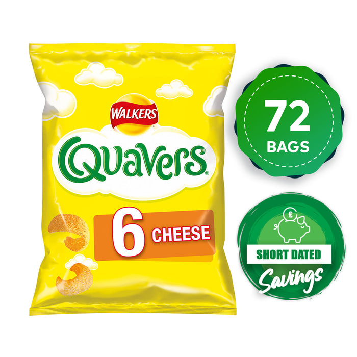 Walkers Quavers Crisps Cheese Snacks Vegetarians 72 Bags x 16g - Image 10