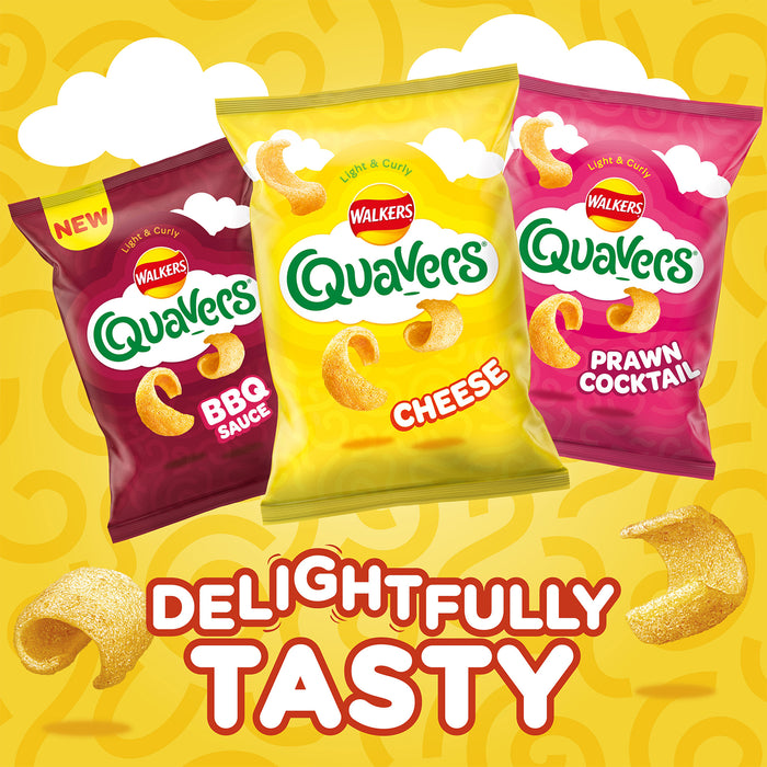 Walkers  Quavers Crisps Cheese Flavour Multipack Snacks 15 x 12 Bags - Image 3
