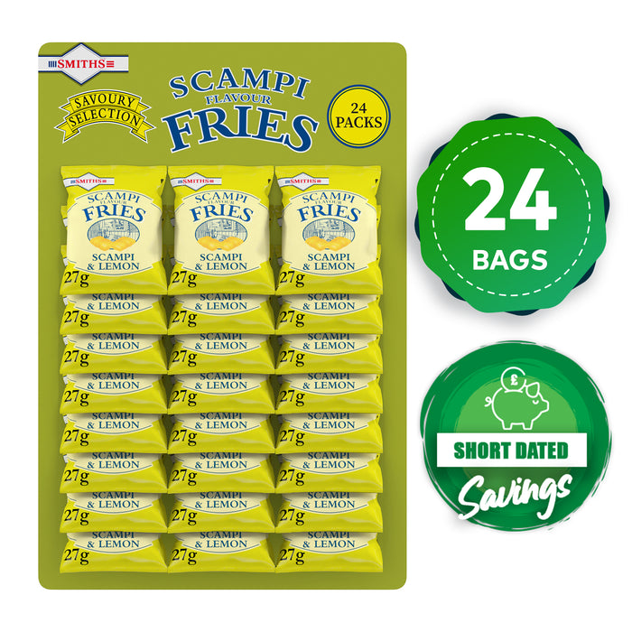 Smiths Fries Scampi and Lemon Snacks Savoury 24 x 27g - Image 10