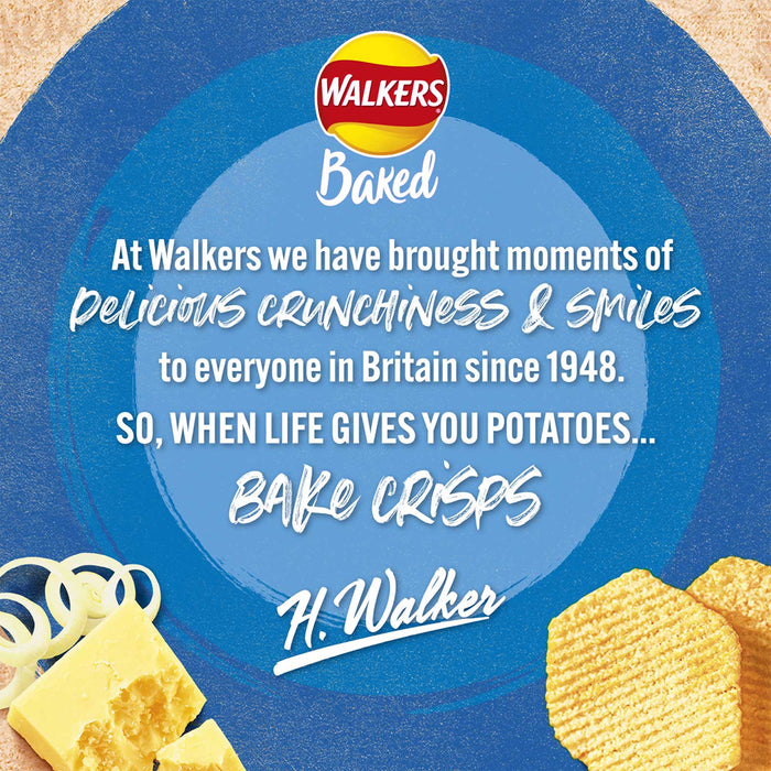 Walkers Baked Crisps Cheese & Onion Snack Sharing Lunch 32 x 37.5g - Image 7