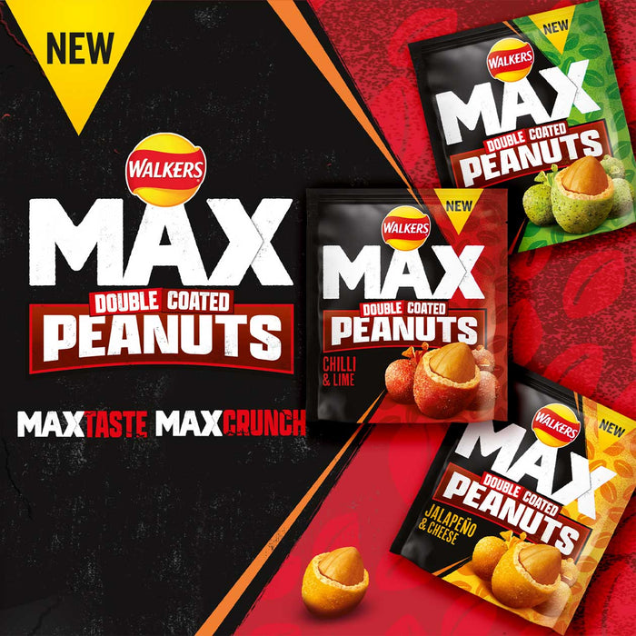 Walkers Max Double Coated Peanuts Chilli Lime Sharing Snacks 8 x175g - Image 8