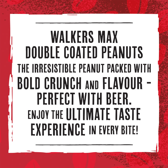 Walkers Max Peanuts Jalapeño & Cheese Double Coated Snacks 8  x 175g - Image 6