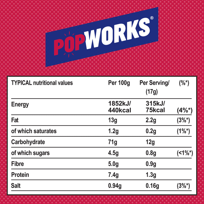 PopWorks Crisps Sweet Chipotle Chilli Popped Snacks 12 Bags x 85g - Image 3