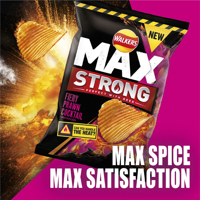 Walkers Crisps Max Strong Spicy Prawn Cocktail Multipack Bundle 72 x 27g - Image 5