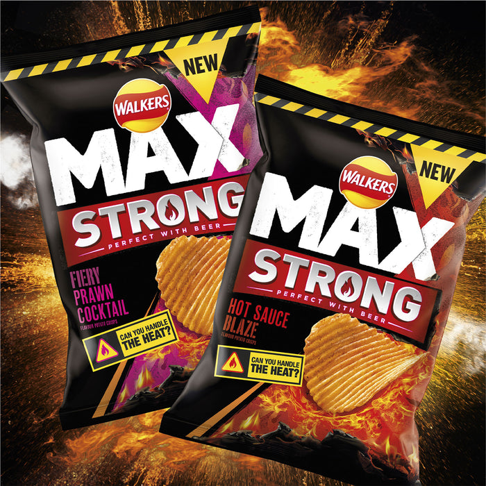 Walkers Crisps Max Strong Spicy Prawn Cocktail Multipack Bundle 72 x 27g - Image 7