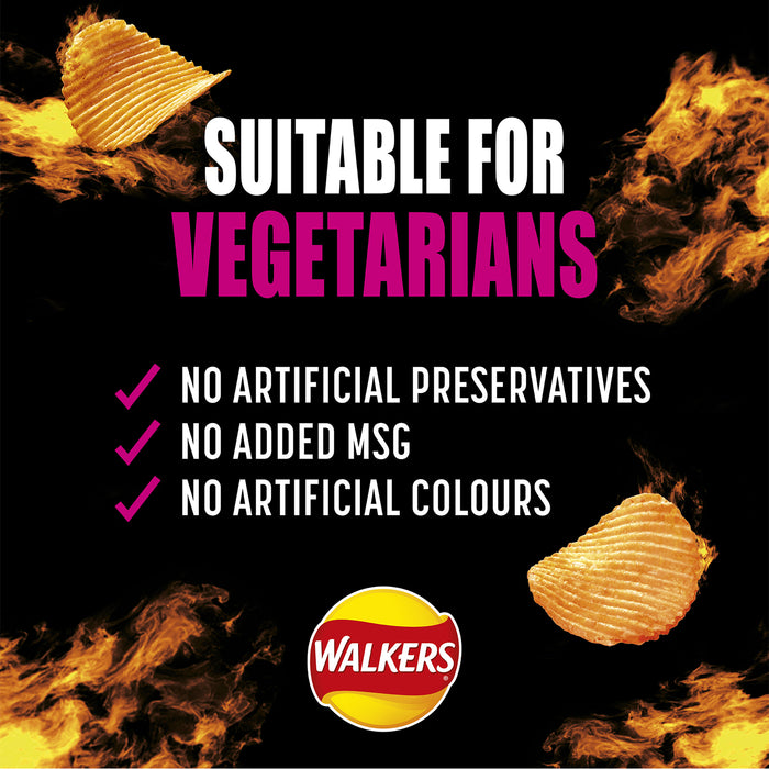 Walkers Max Crisps Strong Fiery Prawn Cocktail Sharing 9 Bags x140g - Image 5