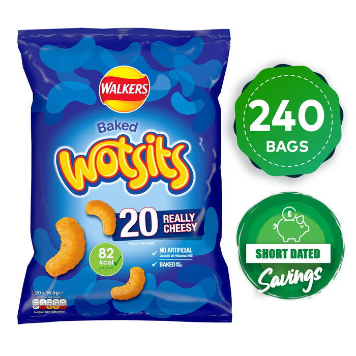 Walkers Wotsits Baked Really Cheesy Multipack Snacks Crisps Bundle 240 x 16.5g - Image 10