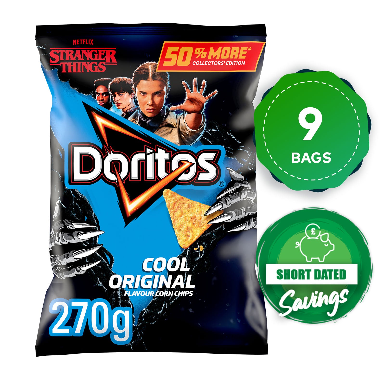 Doritos Tortilla Stranger Things Doritos Original Limited Edition Crisps 9x270g - Image 10