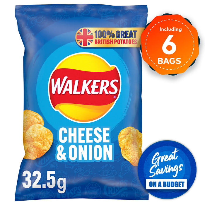 Walkers Crisps Salt Vinegar Cheese Onion Bacon Chicken Bundle 32Bags - Image 3