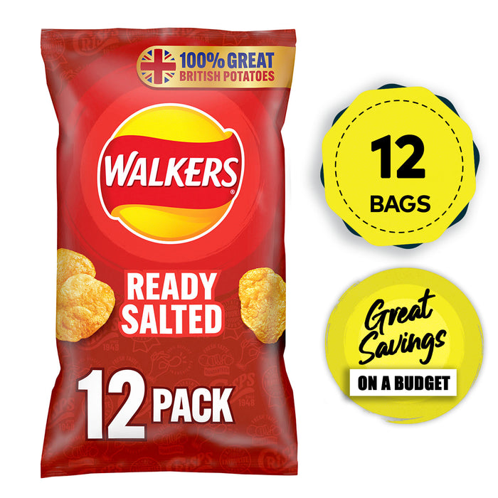 Walkers Crisps Salt Vinegar Quavers Cheese Prawn Cocktail Bundle 84 Bags - Image 2