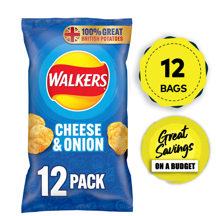 Walkers Crisps Salt Vinegar Quavers Cheese Prawn Cocktail Bundle 84 Bags - Image 3