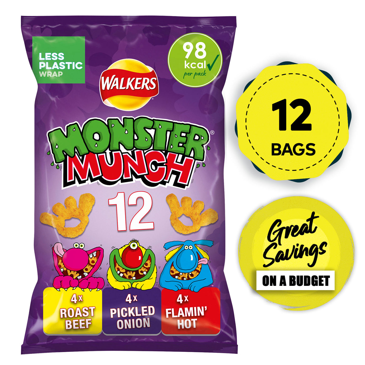 Walkers Crisps Salt Vinegar Quavers Cheese Prawn Cocktail Bundle 88 Bags - Image 8