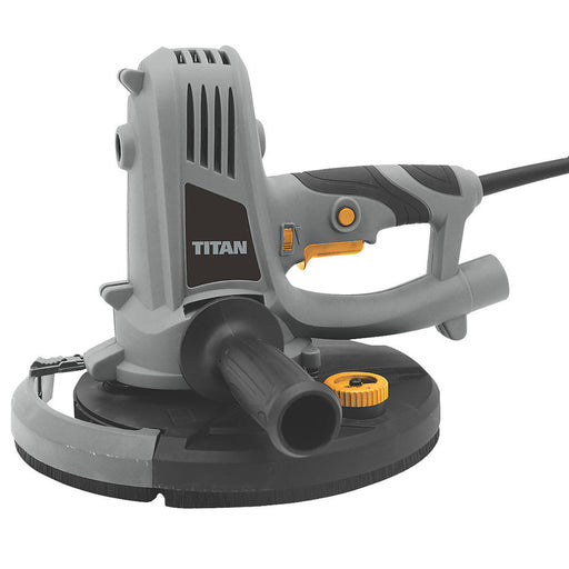 Titan Drywall Sander Electric Variable Speed 215mm Dust Bag Wall Ceiling 1220W - Image 1
