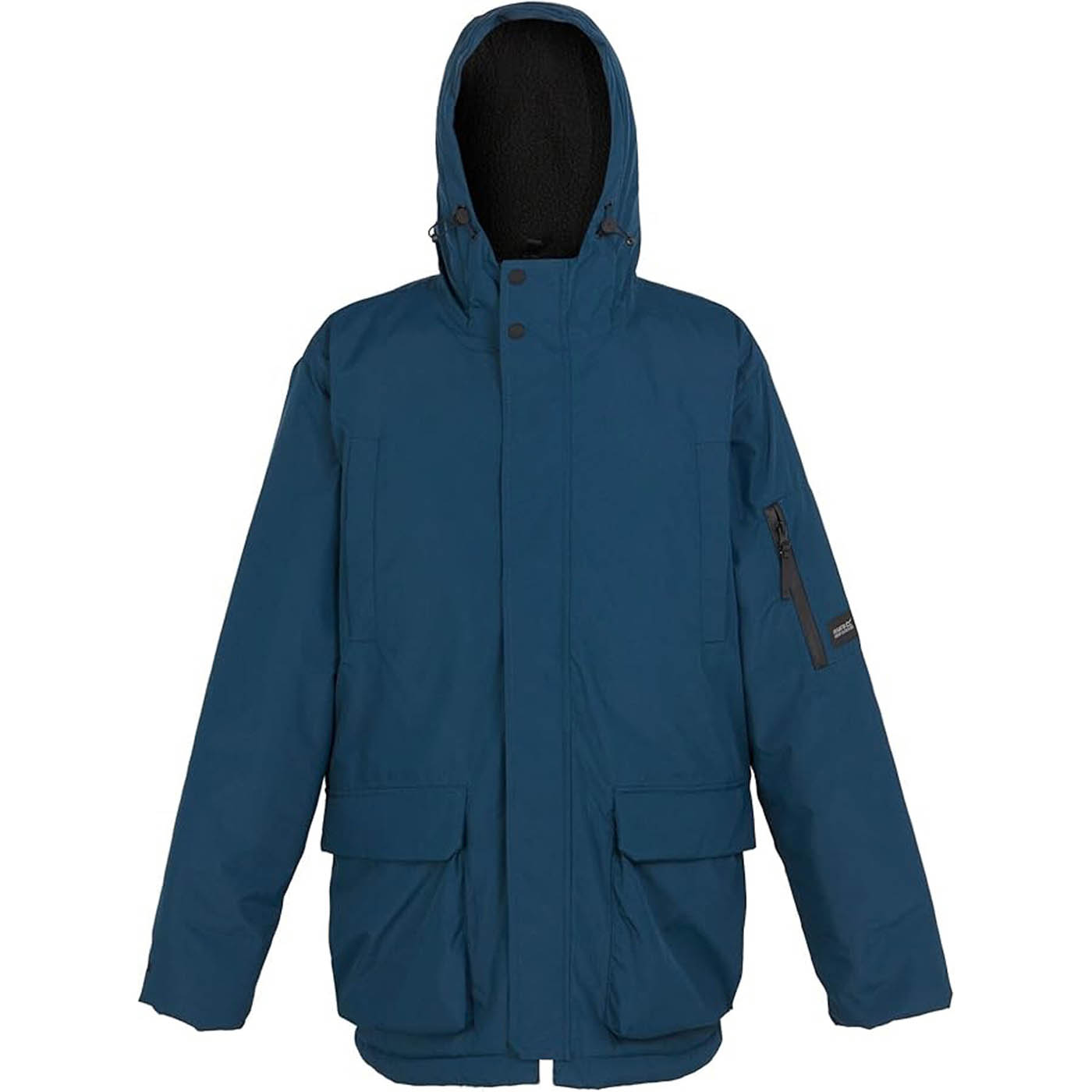 Regatta Work Jacket Mens Blue Heated Insulated Waterproof Parka Coat Size M - Image 1