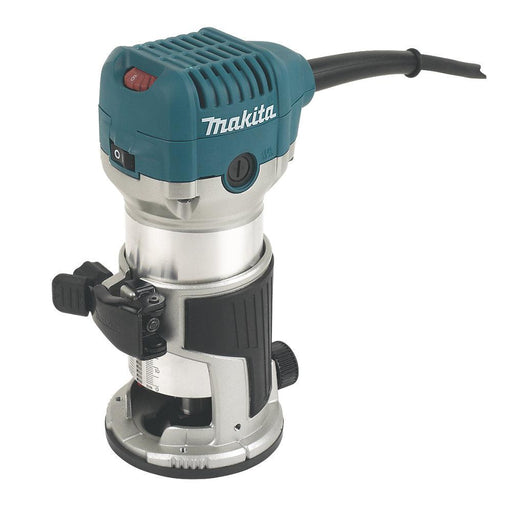 Makita Electric Router Trimmer RT0700CX4  ¼" 710W 110V Brushed Variable Speed - Image 1
