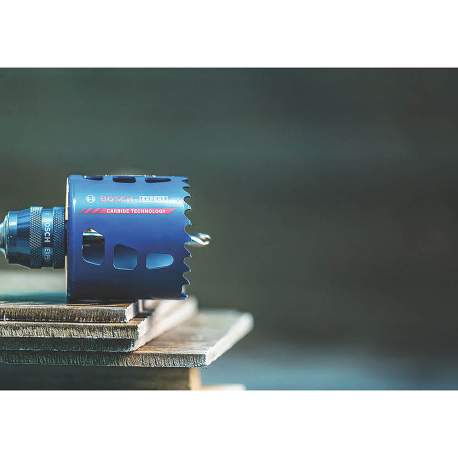 Bosch Carbide Holesaw Drill Bit 105 mm For Wood Metal Brick Soft Tiles Plastics - Image 4