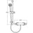 Ideal Standard Alto EV Gravity-Pumped Flexible Exposed Chrome Thermostatic Mixer Shower Flexible - Image 2