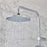 Mixer Shower System Thermostatic Chrome Dual Twin Round Head Modern Single Spray - Image 3